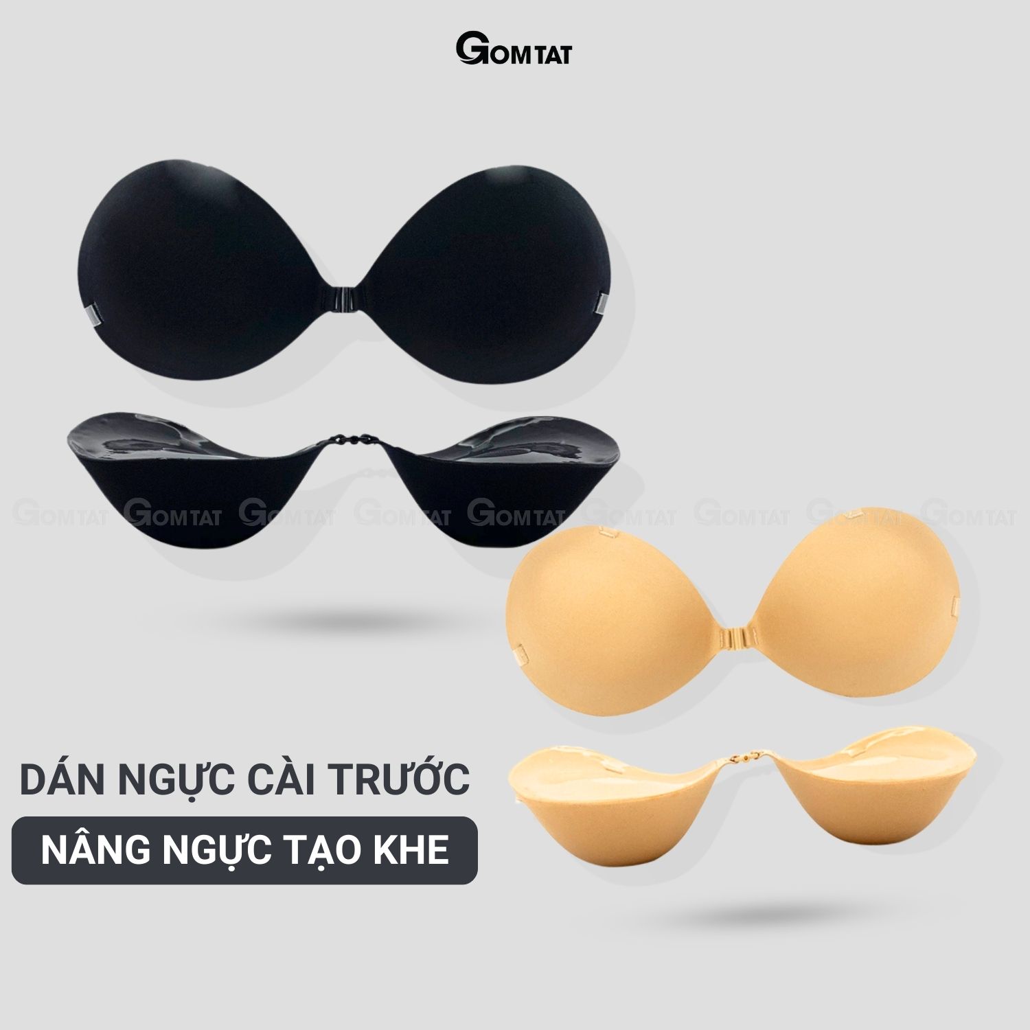 Áo ngực dán siêu nâng ngực GOMTAT miếng độn dày 6 cm silicon siêu dính chất lượng cao - SA-P41