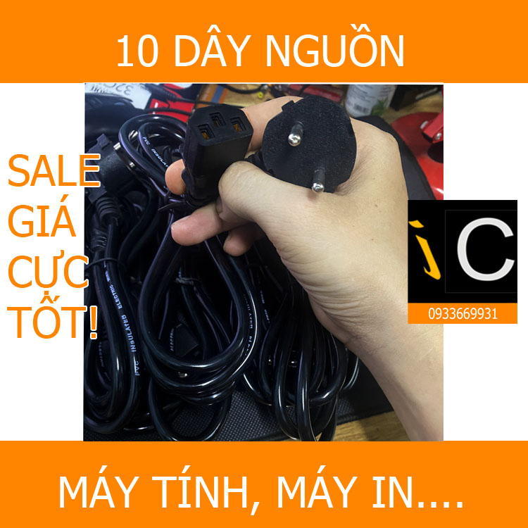 10 Dây nguồn máy tính - Dây nguồn nồi cơm điện