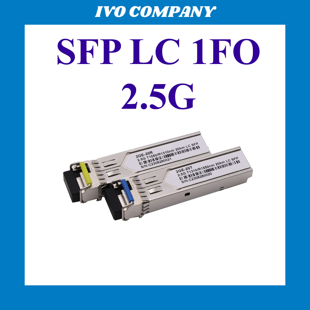 Module sfp lc 1fo 2.5gbps single mode single fiber a/b