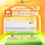 Máy lạnh Sharp Inverter 1 HP AH-X10CEWC/ 1.5 HP AH-X13CEWC - Hàng Chính Hãng - Mẫu 2025