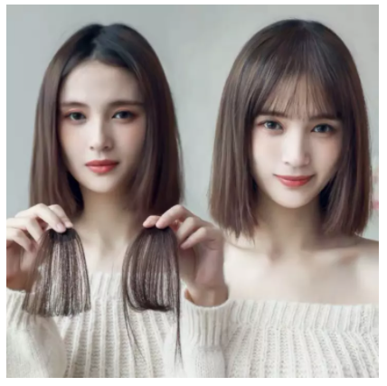 Tóc Giả Mái Thưa Có Mai Và Không Có Mai Đủ Màu