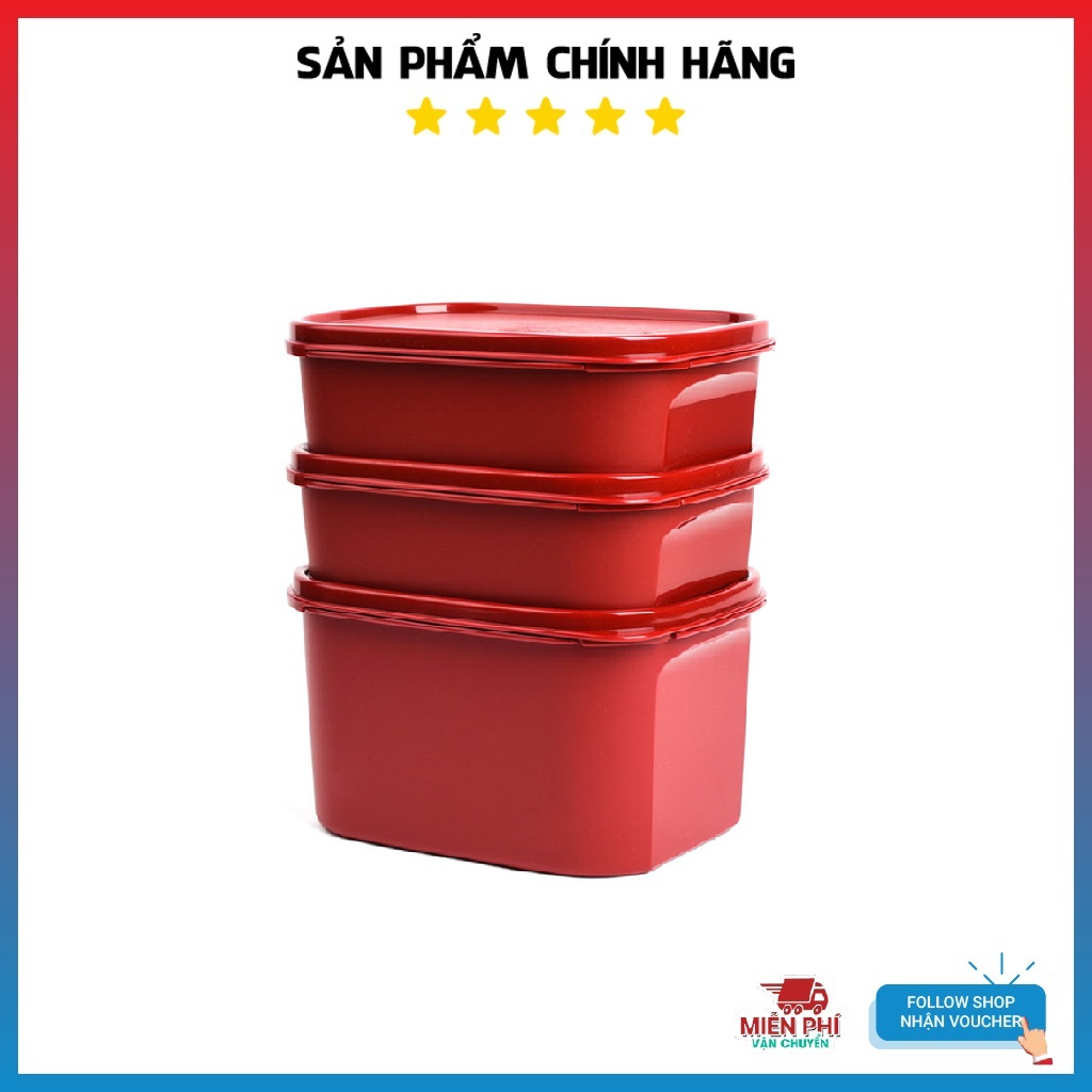 Bộ hôp đựng thực phẩm muối  dưa cà kim chi đựng đồ khô Tupperware TU06