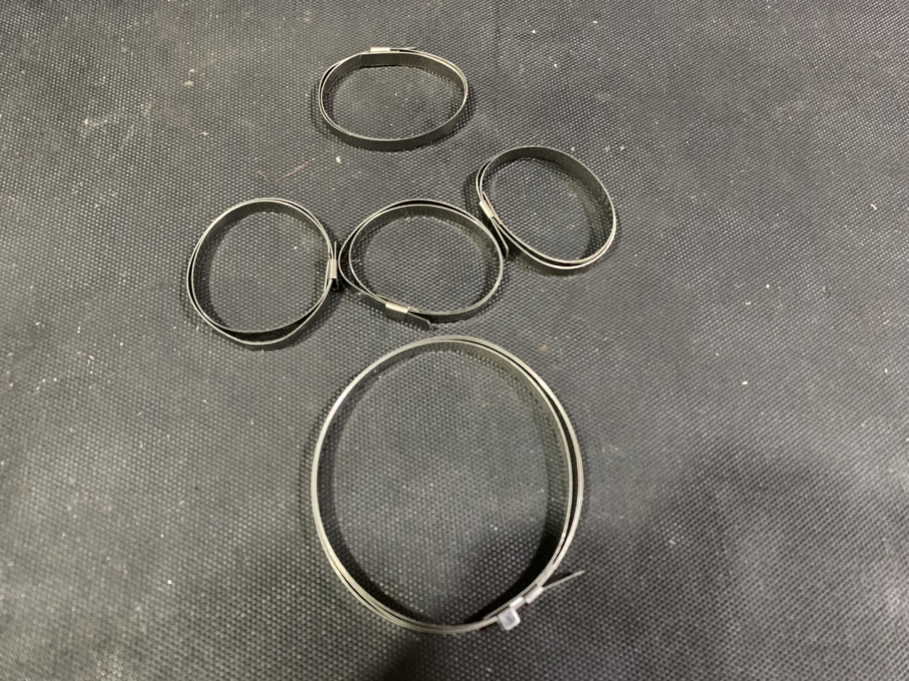 Đai buộc chụp bụi láp, thước lái bằng inox 100%.