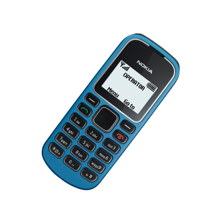 Điện Thoại Nokia 1280 + Pin 5C Xanh - Bảo Hành 12 Tháng