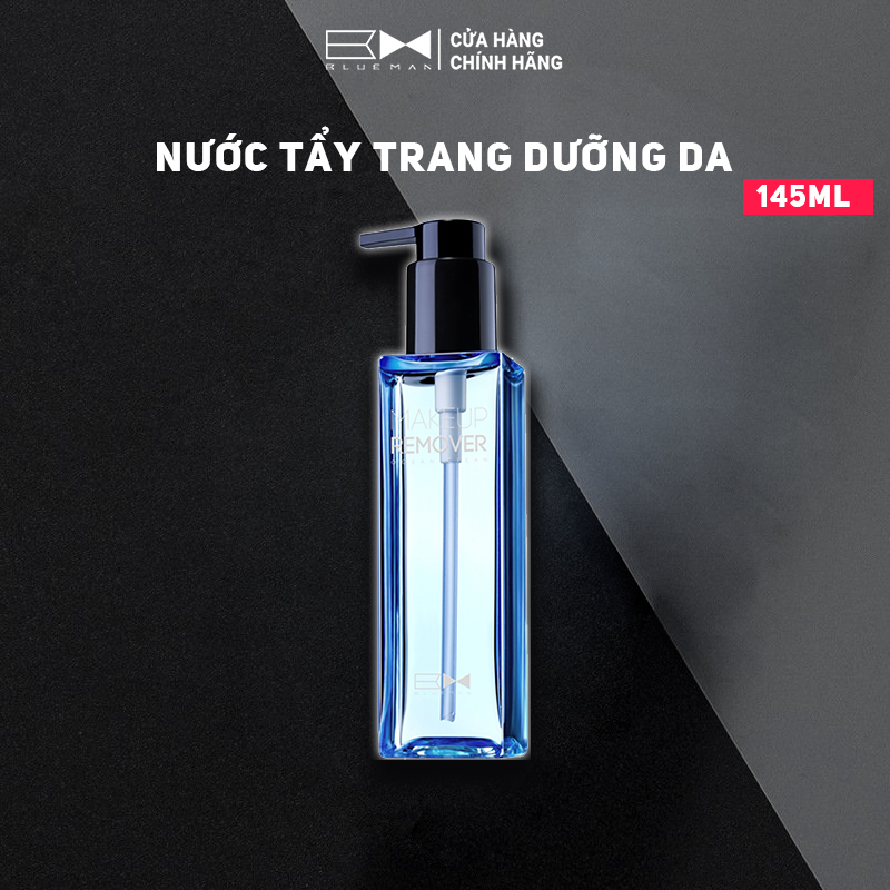 Nước tẩy trang nam dưỡng ẩm không cồn blueman 145ml