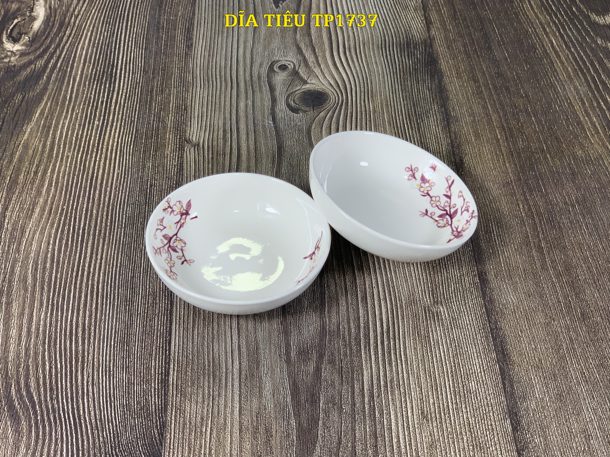 Đĩa tiêu tp 1737 sứ bát bảo cao cấp, since_1977