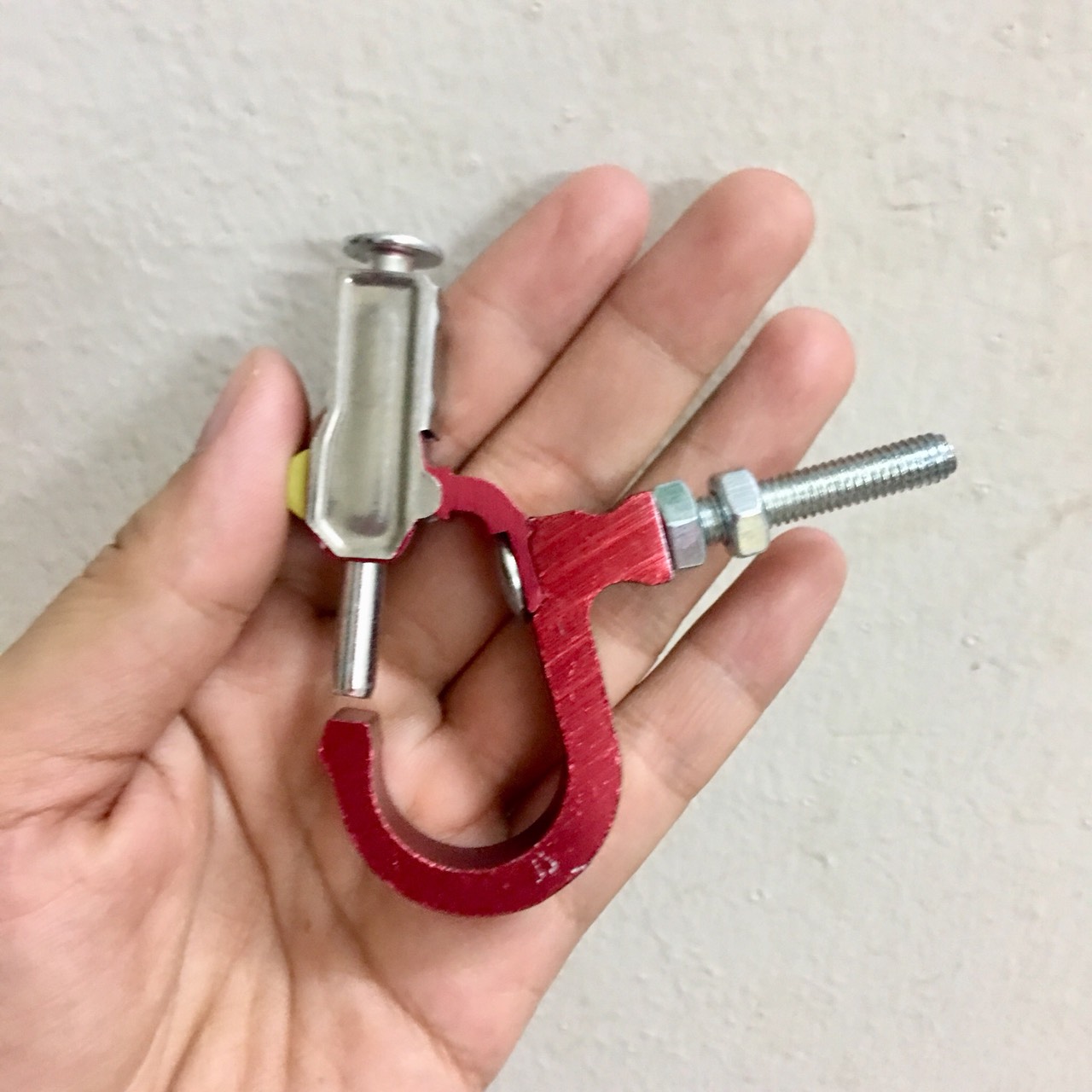 Móc treo đồ xe máy, móc treo đồ biker, móc treo đồ xe, móc treo đồ xe sh, chất liệu kim loại và sơn bền đẹp phù hợp với các dòng xe - Màu ngẫu nhiên