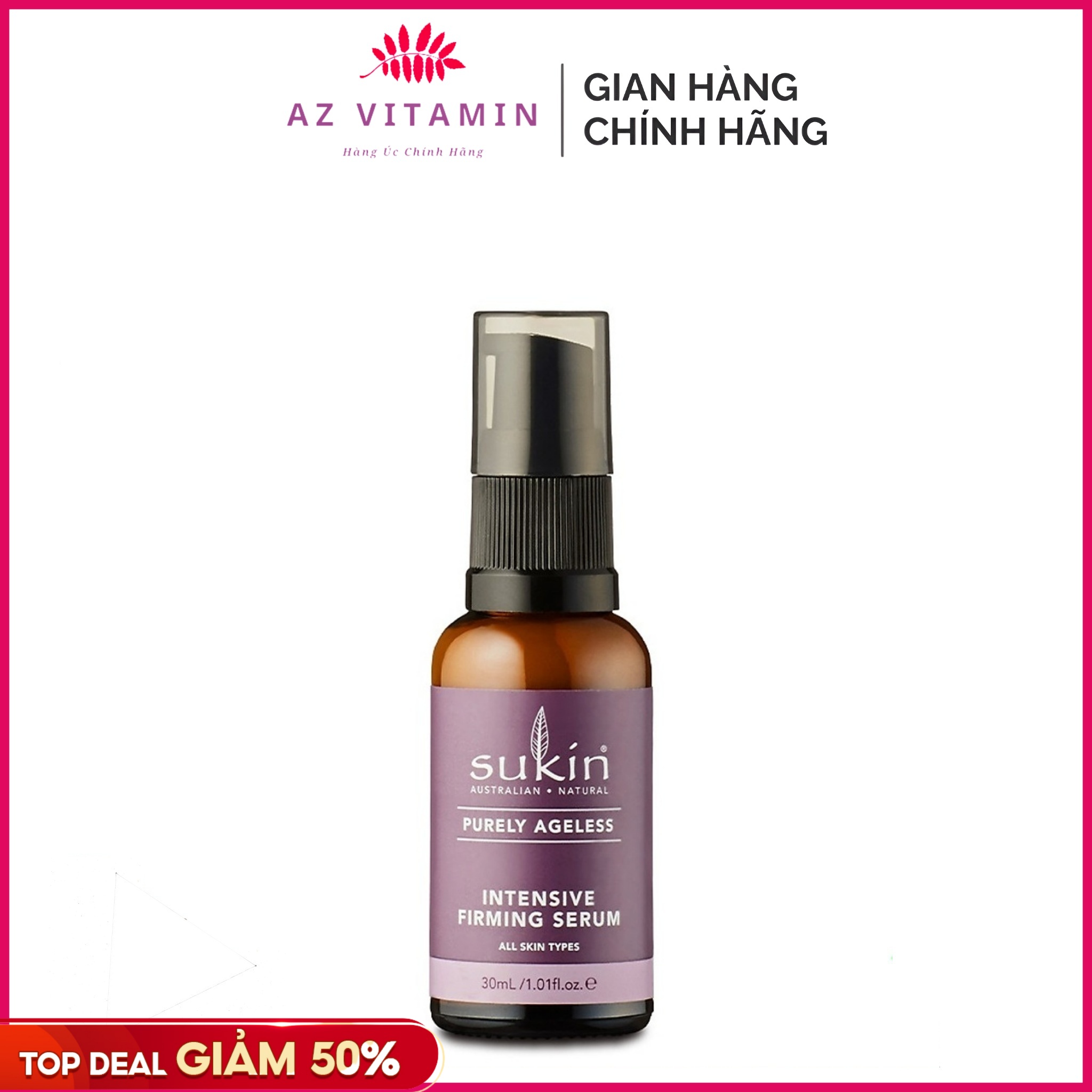 Tinh Chất Săn Chắc Da Ngăn Ngừa Lão Hóa Sukin Purely Ageless Intensive Firming Serum 30ml