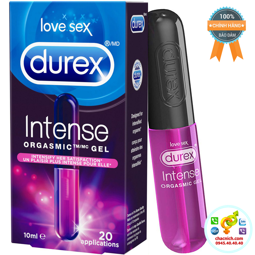 Gel tăng khoái cảm nữ durex intense organic gel ( Cam kết chính hãng )