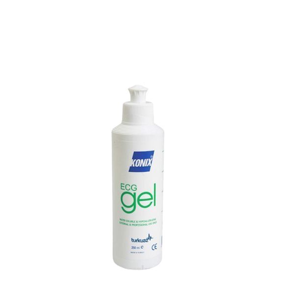 Gel điện tim ECG Tâm Thiện Chí Konix chai 250ml, Gel siêu âm tim y tế