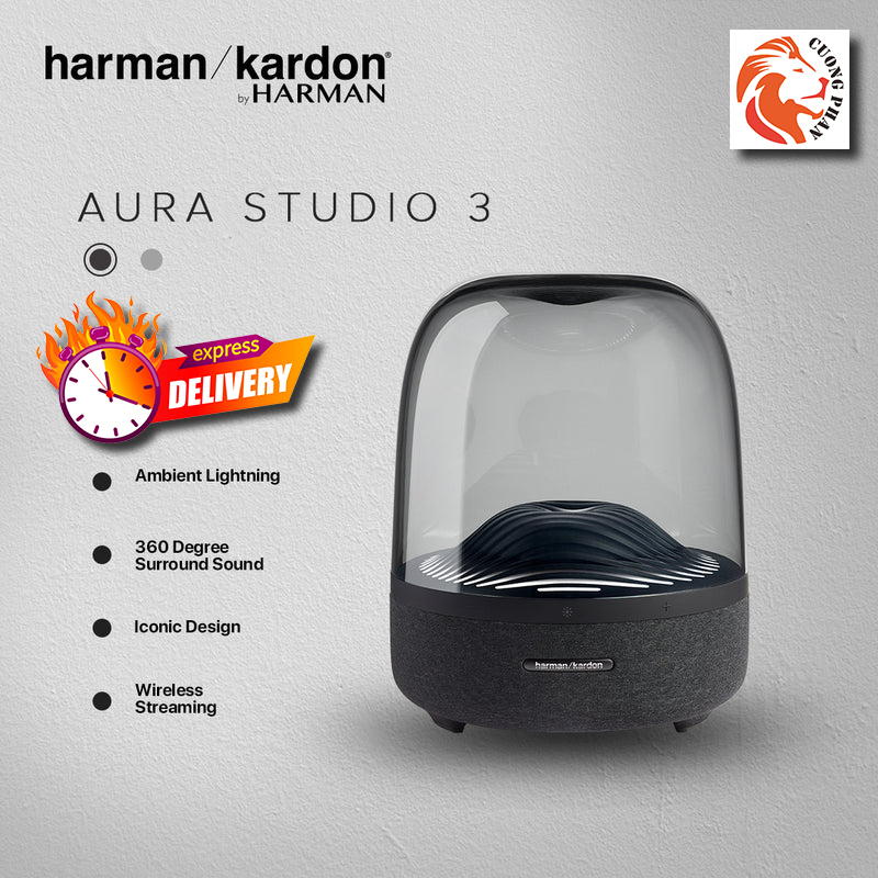 Loa không dây cao cấp Harman Kardon Aura Studio 3 - Sang Trọng và Đẳng Cấp - Công Suất 130W - Bảo Hành 12 Tháng Toàn Quốc