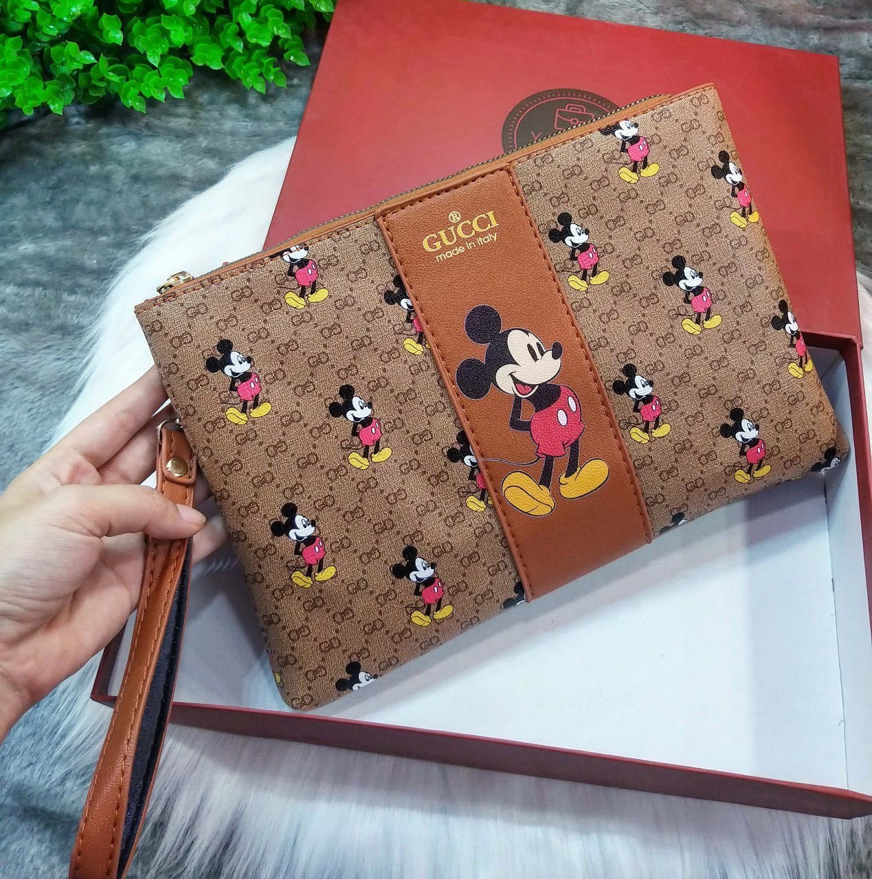 Clutch Thời Trang Nam Nữ Mickey Siêu Hot 3M192