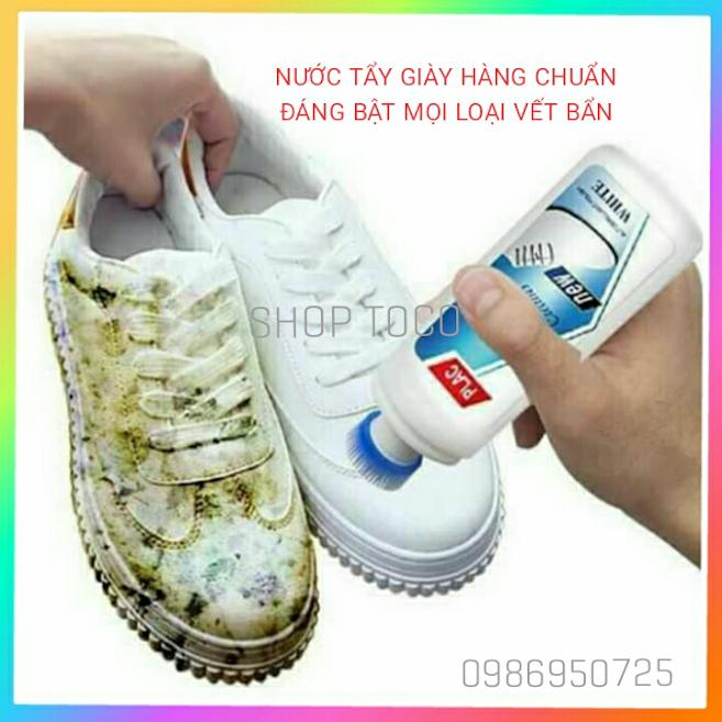 Nước Rửa/ Tẩy Giày, Dung Dịch Vệ Sinh Túi Xách, Hàng Chuẩn, Giúp Sạch Sâu Trắng Sáng, Thể Tích 100ml/Chai