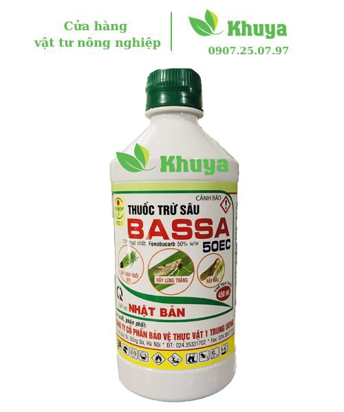 Thuốc trừ sâu bassa 50ec 450ml trừ rầy - rệp