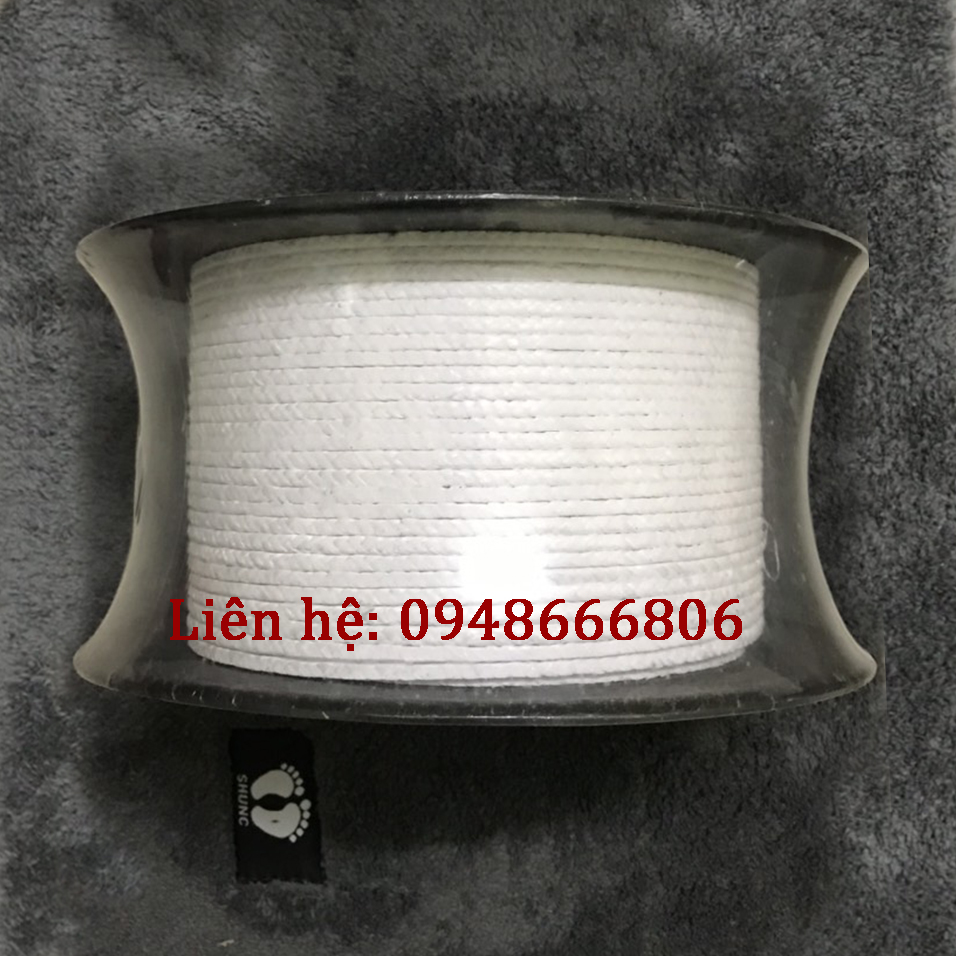 Dây tết chèn teflon, sợi teflon vuông kích thước 4x4