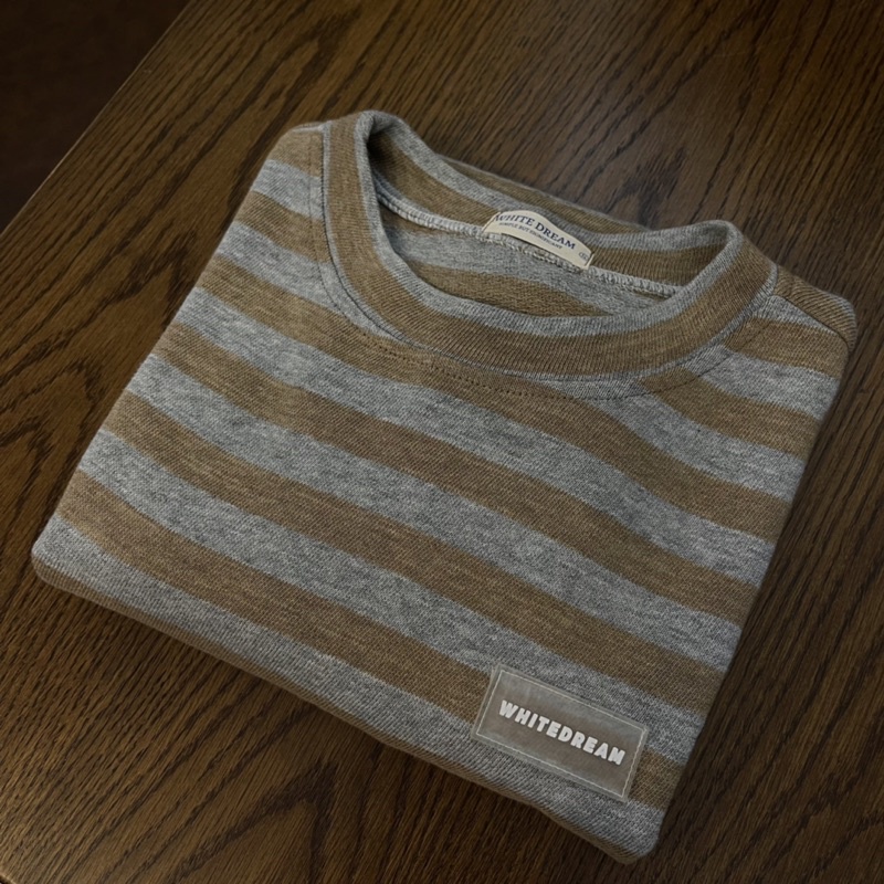 Oversize striped tee