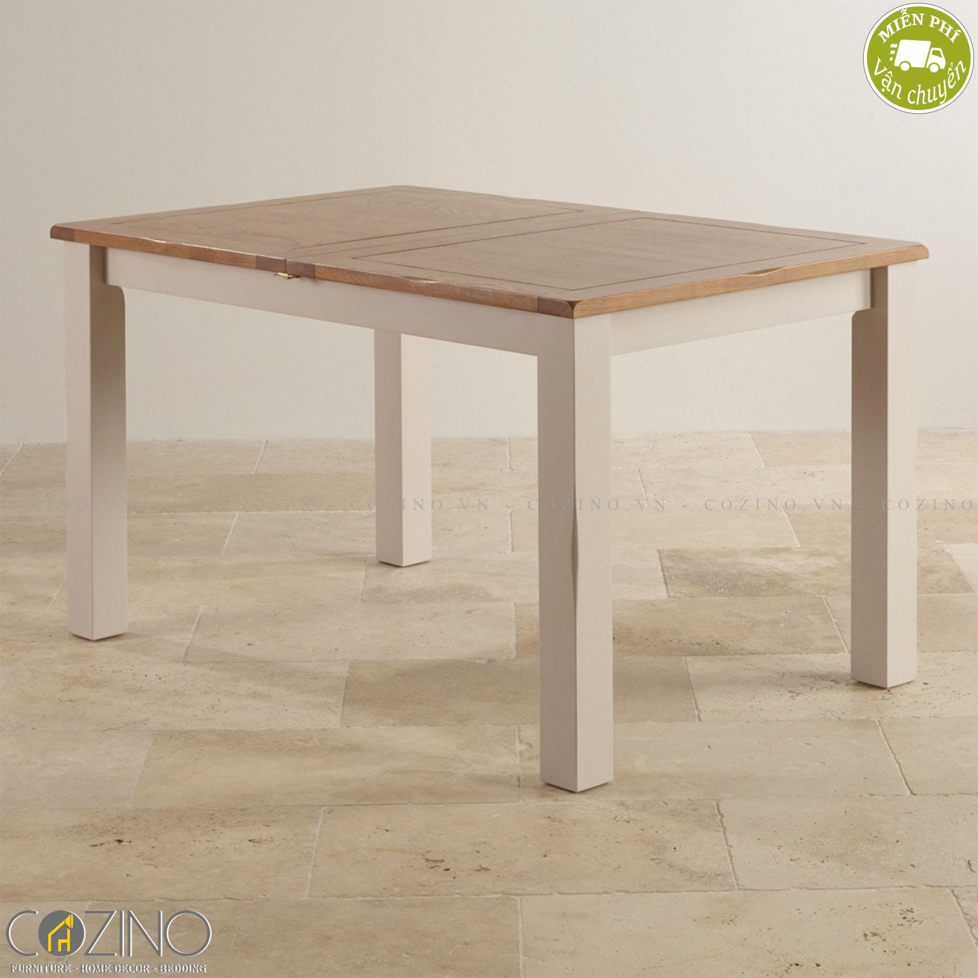 Bàn ăn 4 chỗ Sintra gỗ sồi 1m4