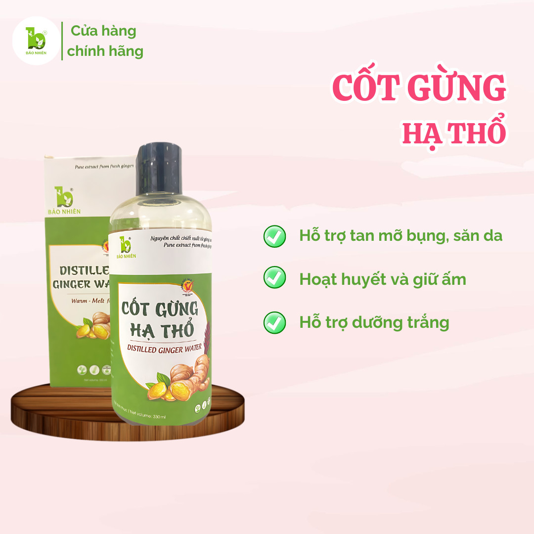 Cốt Gừng Giảm Mỡ Vòng Eo Sau Sinh Bảo Nhiên