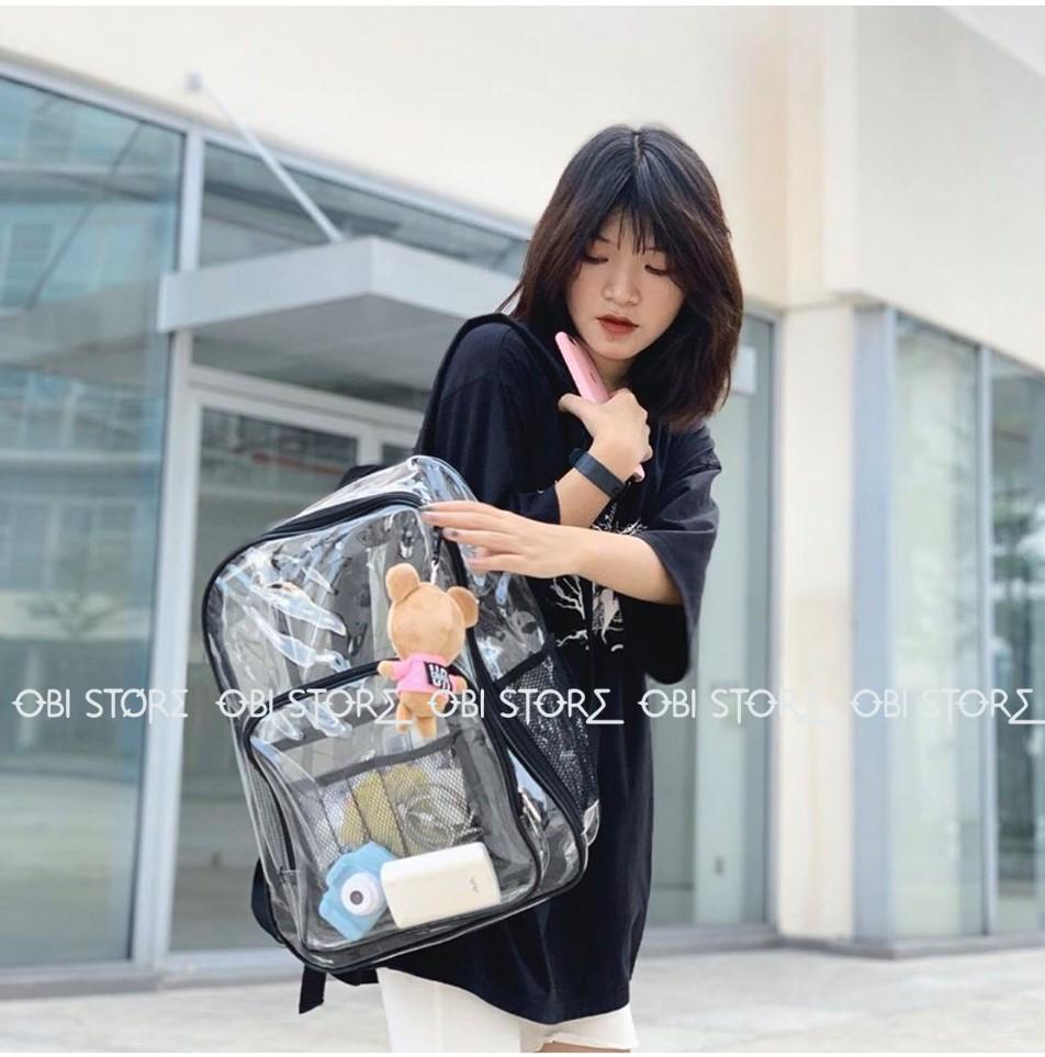 Balo trong suốt trẻ trung năng động - Obistore BP01