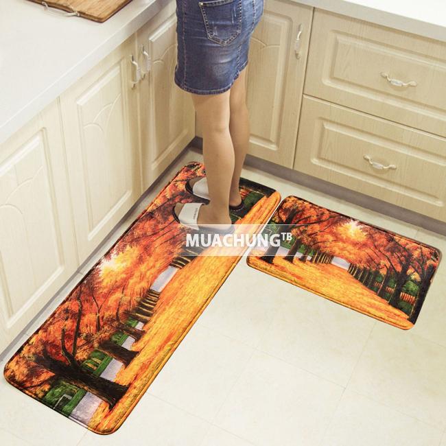 Bộ 02 thảm nhà bếp cao cấp