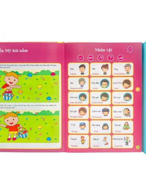 Sách song ngữ Anh Việt cho trẻ em 3+