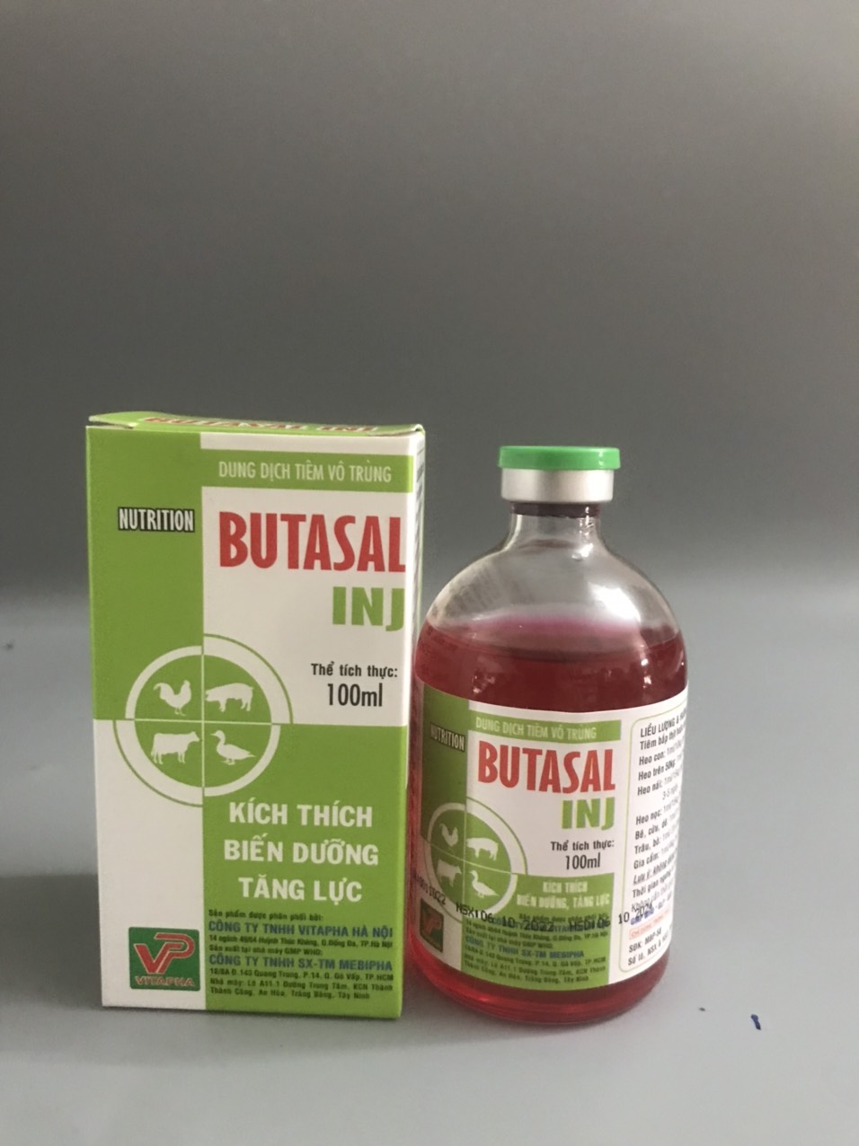 Butasal trợ lực cấp tốc, tăng lực cho gà đá, chim cảnh, gia súc, gia cầm
