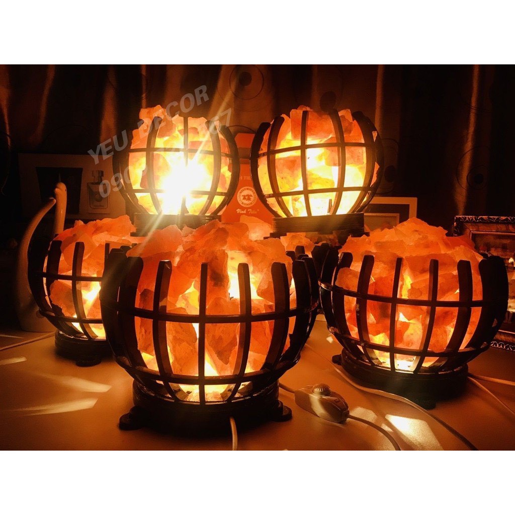 Đá muối hồng Himalaya 1KG Viên thô Tắm/ Ngâm chân/Trang Trí Đèn( 4-7cm hình dạng tự nhiên)