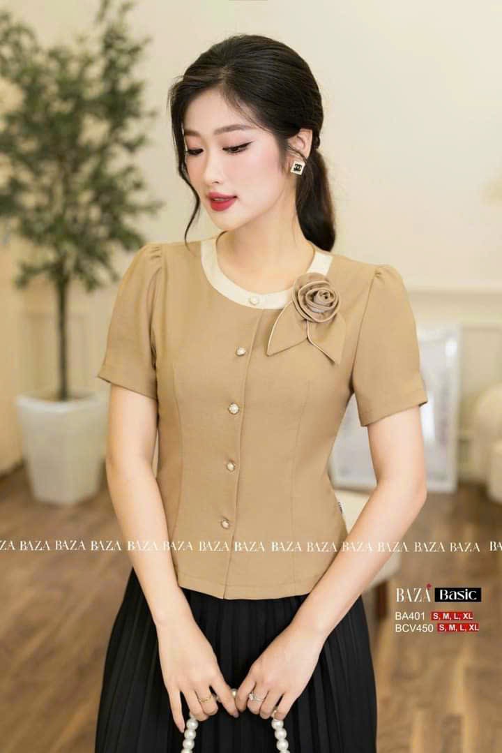 Áo kiểu kiểu duyên dáng T0077