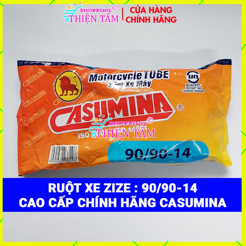 Ruột Săm Xe Máy Casumina 90/90-14 Chính Hãng Hàng Việt Nam Chất Lượng Cao