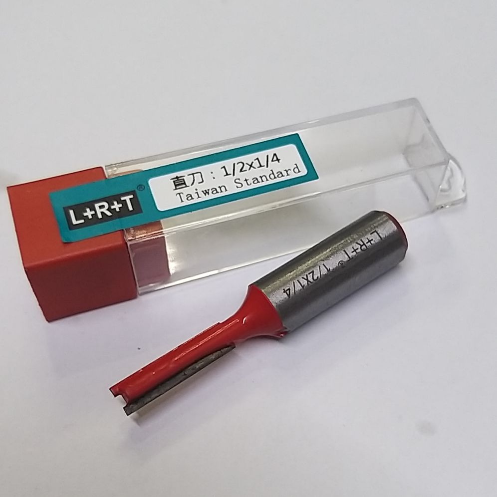 [HCM]Mũi Phay Gỗ Thẳng 1/2 x 1/4 (Đỏ)