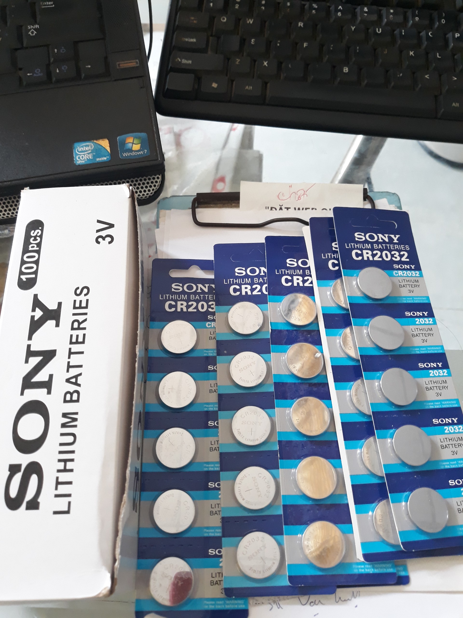 Pin 3v cmos sony cr2032 - vĩ 5 viên