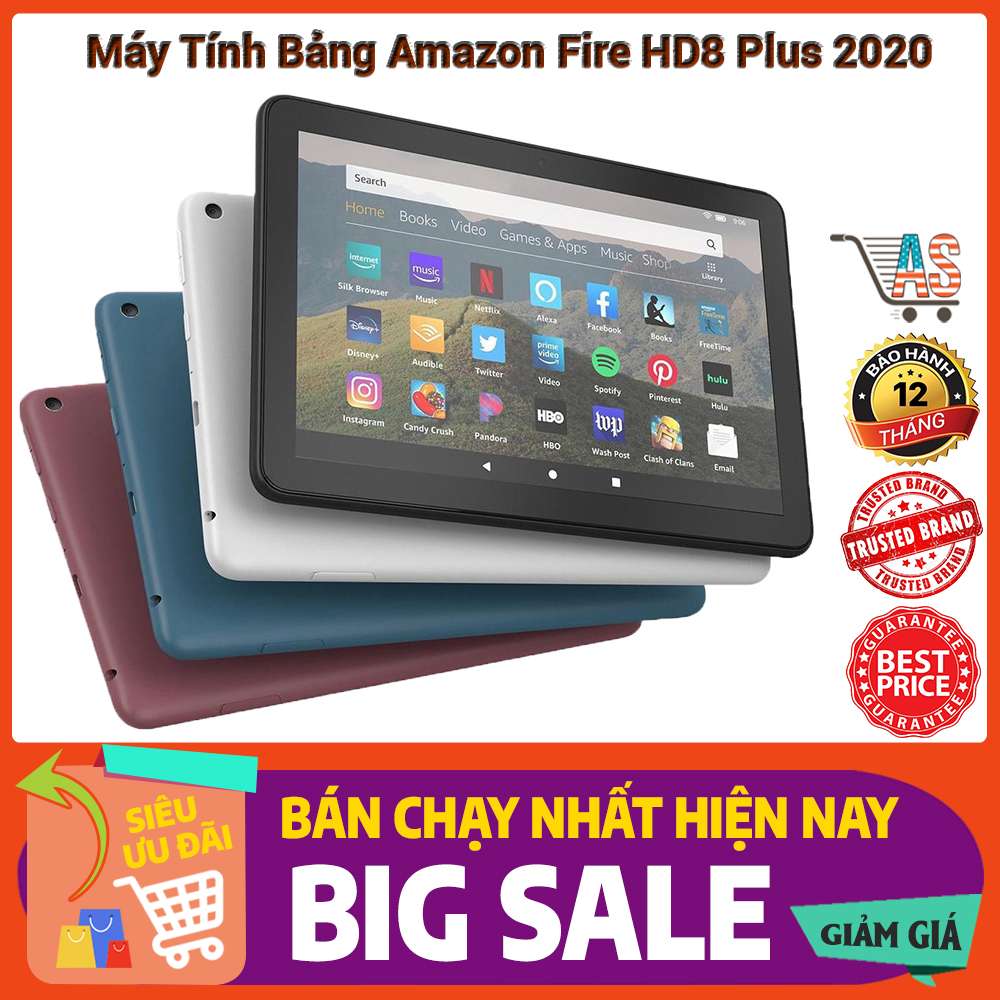 Máy tính bảng amazon fire hd8 plus 32gb 2020 - phiên bản nâng cấp mới nhất