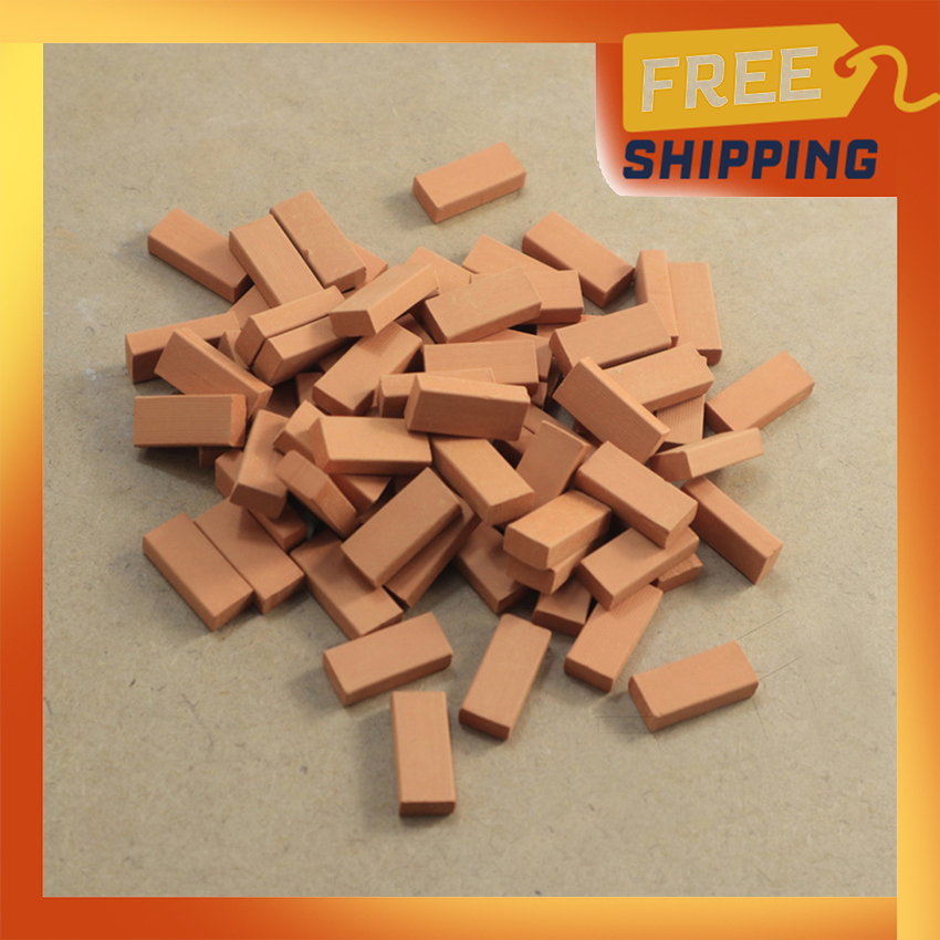 FREESHIP MAX - Gạch Mini Xây Dựng Mô Hình Đồ Chơi Và Tiểu Cảnh Tặng Kèm 1 Gói Xi măng 50g Chất Liệu An Toàn Với Người Dùng