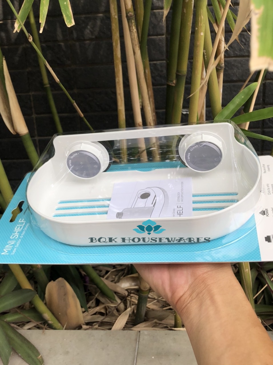 Dụng cụ đựng chai lọ trong nhà vệ sinh miếng rửa chén ... dòng Dehub Lock&Lock