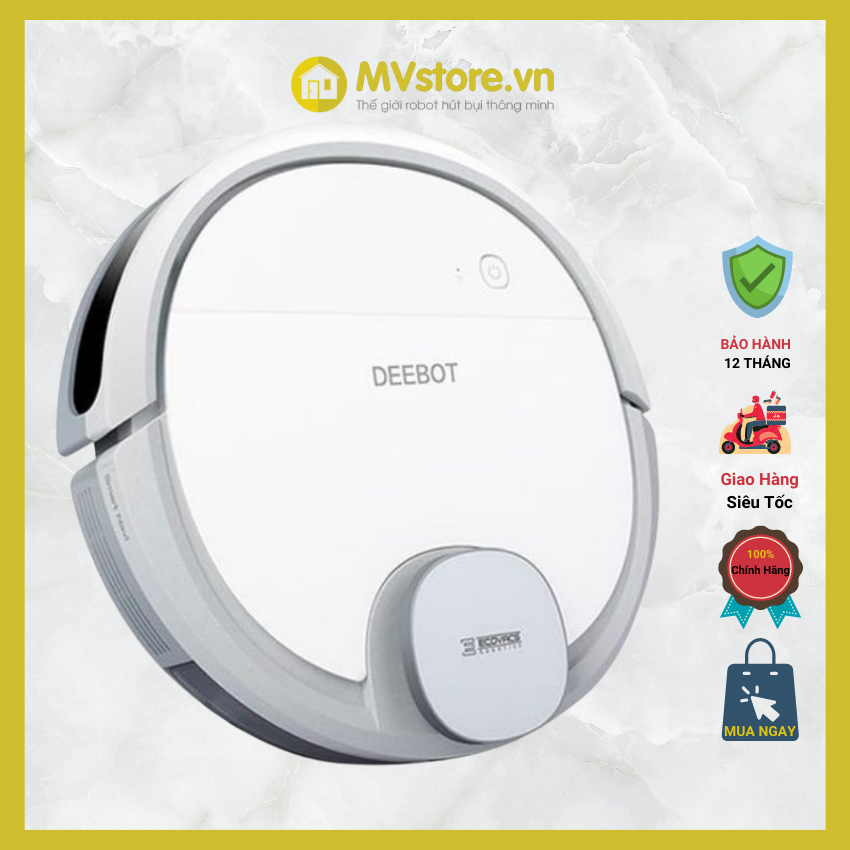 Robot hút bụi lau nhà ecovacs deebot dn33 , lau hút đồng thời - hàng trưng bày mới 99%