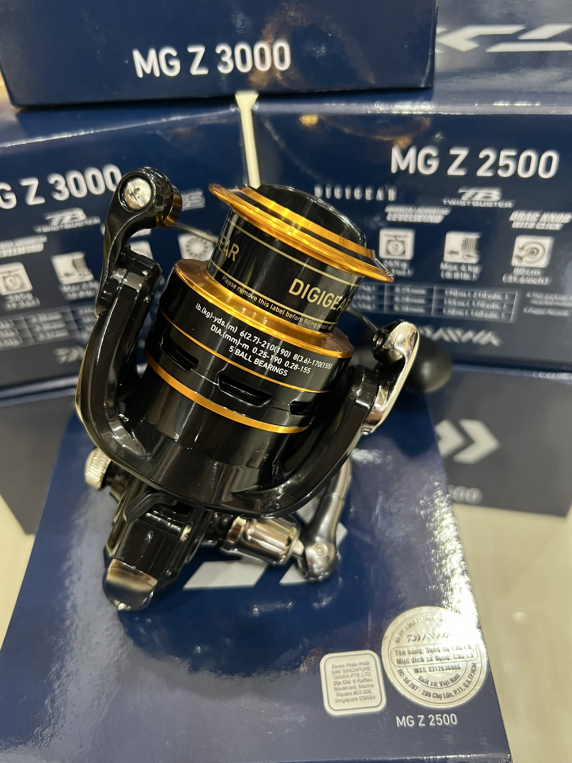 Máy Câu Daiwa MG Z chính hãng - máy chất giá mềm - 2500 3000