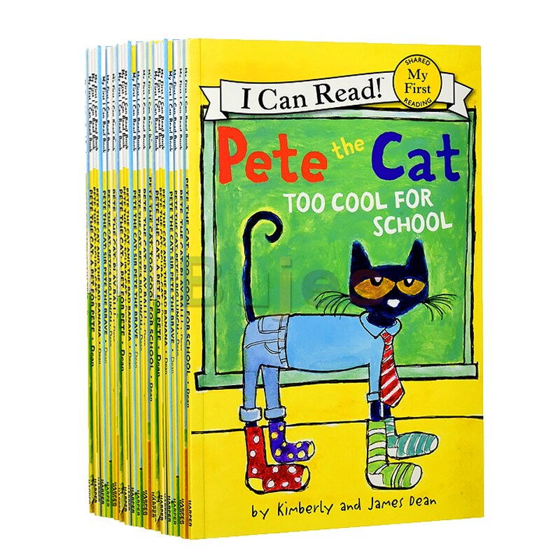 I Can Read - Pete The Cat 25 Books + File MP3 - Sách nhập khẩu
