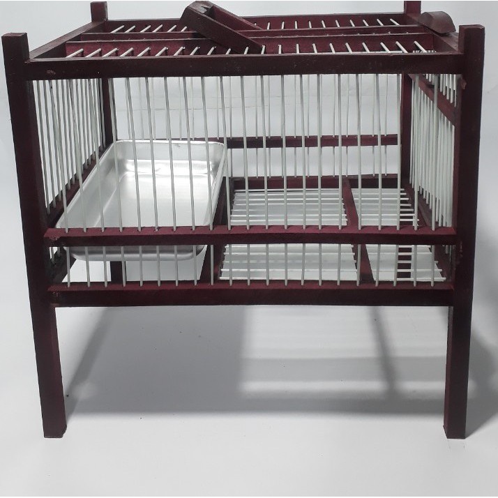 Lồng chim halosung lồng tắm chim các loại - lồng tắm phíp kèm khay nhôm lc91