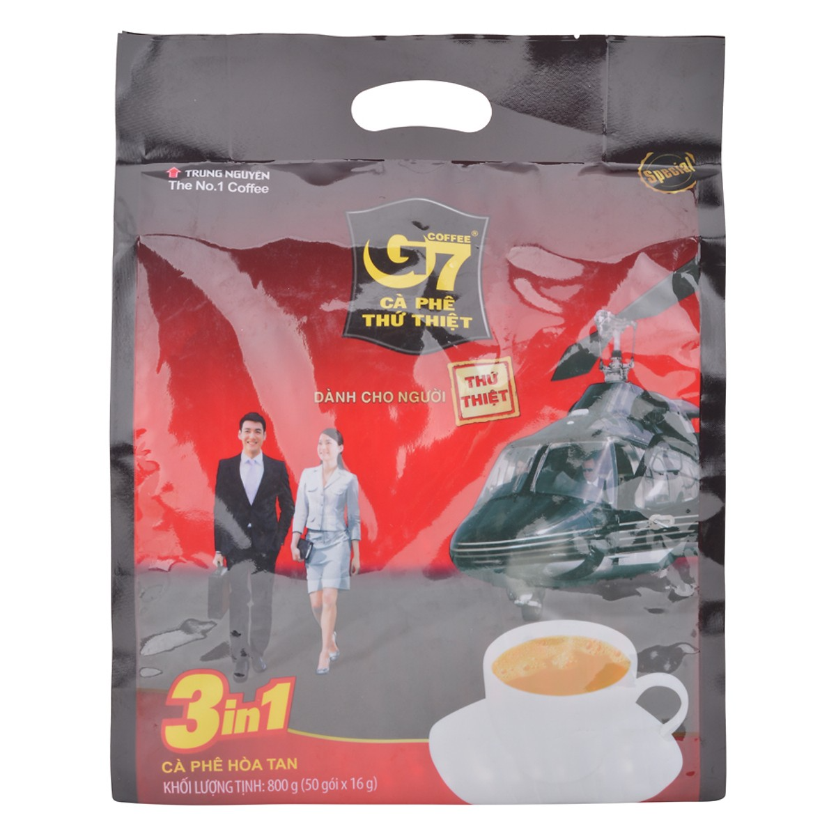 Cà phê sữa g7 trung nguyên 3in1 bịch 50 gói
