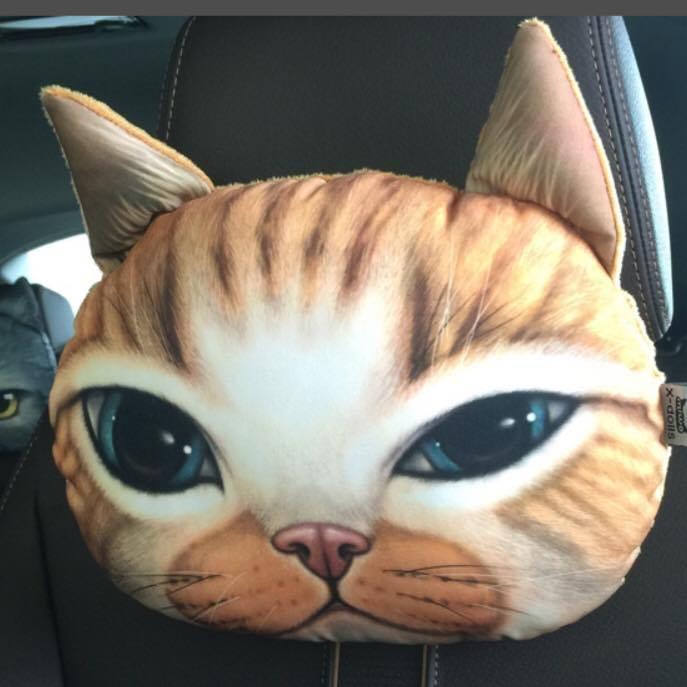 32 mẫu gối tựa đầu 3d Xdolls hình thú chó mèo hổ báo thỏ gấu loại to xe hơi ô tô (hình thật)