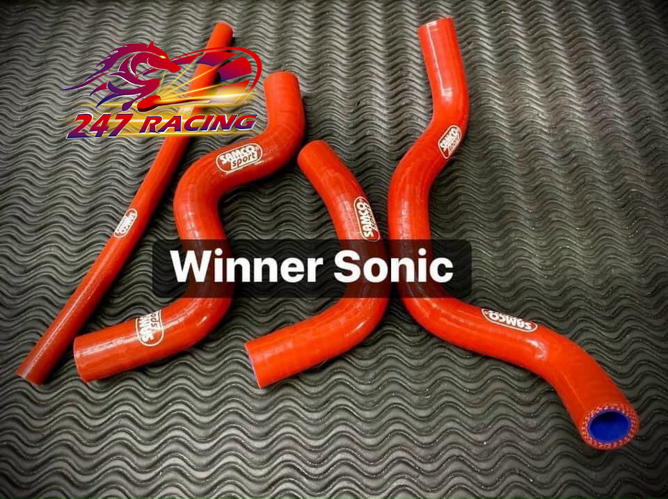 Ống nước Samco gắn Winner 150 màu Đỏ