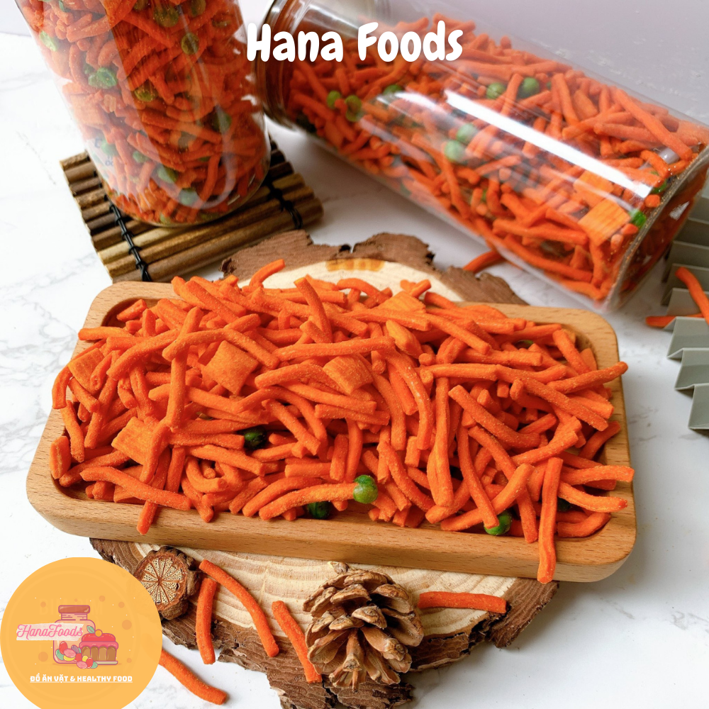 Bim bim que đậu hà lan sieu ngon hũ 300g Tiệm Ăn Vặt Hana