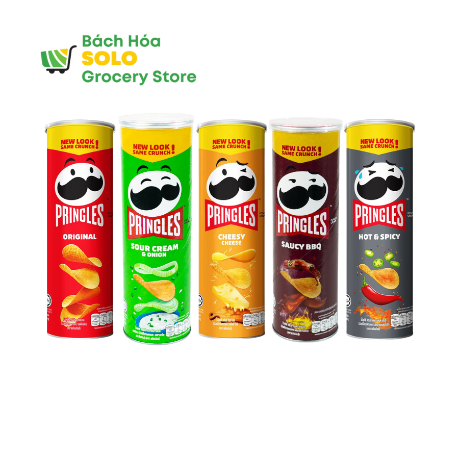 Snack khoai tây chiên PRINGLES Potato Crisps 102g nhập khẩu từ Malaysia