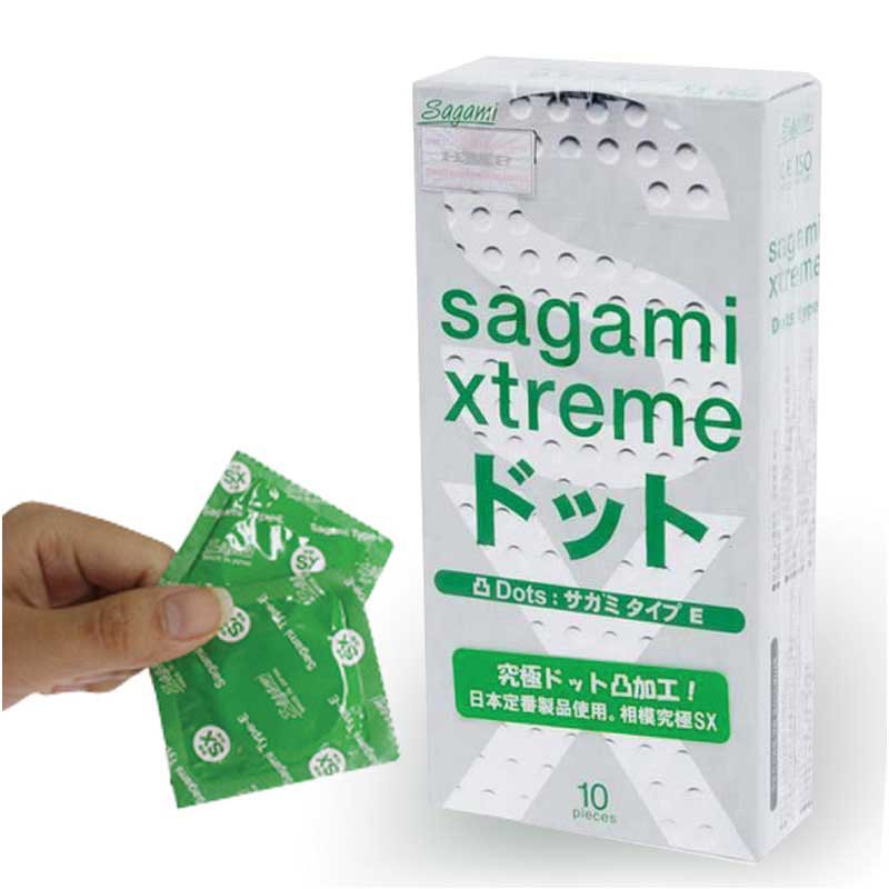 Bao cao su gân gai Sagami Xtreme White hộp 10 chiếc, sản phẩm có độ bền cao, chất lượng tốt, cam kết hàng nhận được giống với mô tả, inbox để được tư vấn thêm