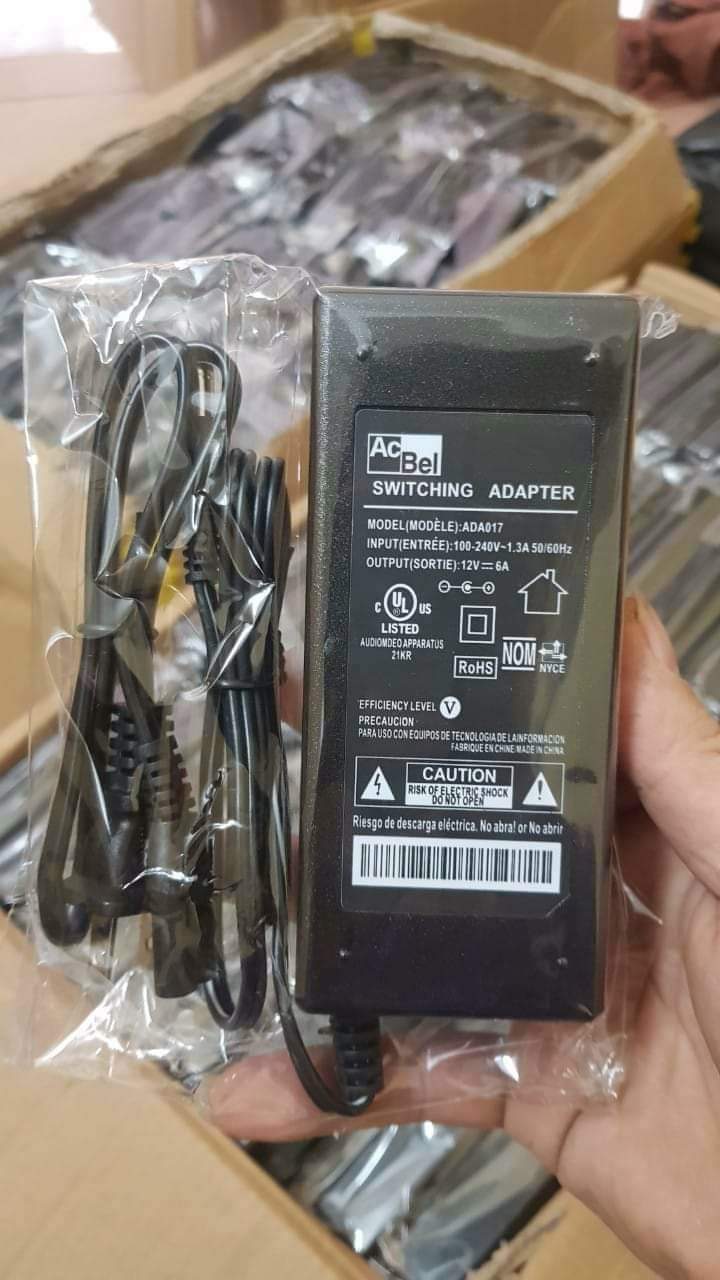 Adapter 12v-6a nguồn acbel xịn