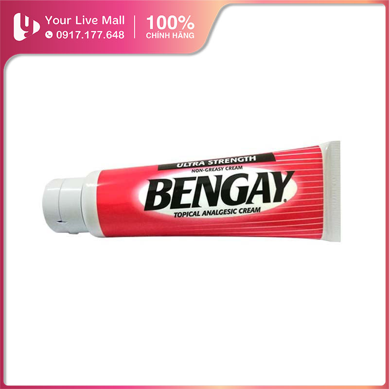 Kem Giảm Đau Ultra Strength Bengay Pain Relieving Cream date 08.2025