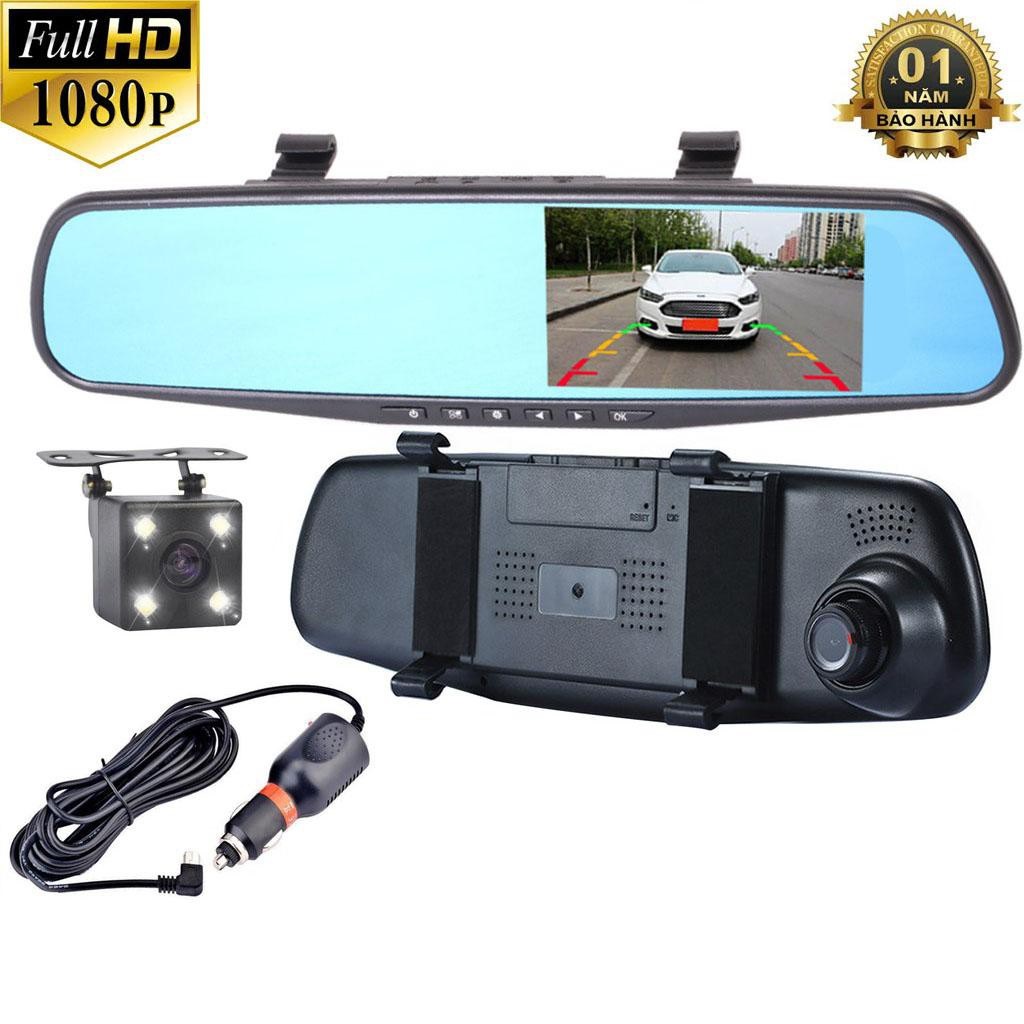 Camere hành trình ô tô, camera hành trình gương chiếu hậu sq11 full hd1080 có camera lùi cao cấp siêu nét, thiết kế sang trọng, phiên bản có tiếng việt.