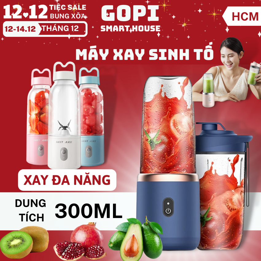 Máy xay sinh tố mini cầm tay đa năng chigo, máy say sinh tố mini sạc tích điện 6 lưỡi , dung lượng pin 1500mah công suất 140w, nhựa plastic cao cấp, máy say sinh tố đa năng mini, máy xay sinh tố mini cầm tay, máy xay sinh tố mini