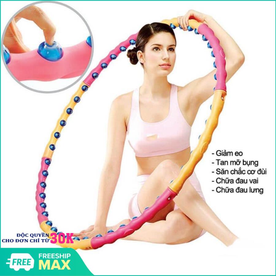 Vòng lắc eo hula hoop giảm béo bụng giá rẻ - Vòng lắc eo - massage giảm mỡ bụng