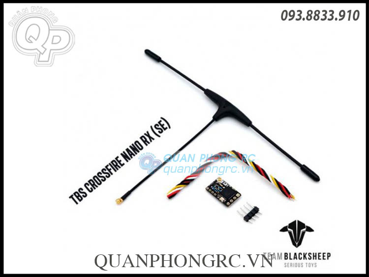 RX bộ phát sóng TBS Crossfire Nano RX anten T dành cho máy bay điều khển từ xa